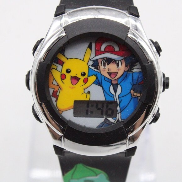 POKEMON Digital Watch Unisex Retro Cartoon Tv Series Accutime Pikachu 2023 - Picture 3 of 8
